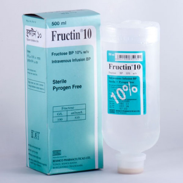 FRUCTIN-10 500ml Inj.